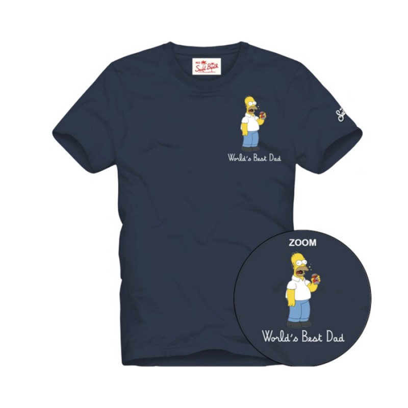 MC2 SAINT BARTH TSHIRT MAN-T-SHIRT-DAD HOMER 61 EMB