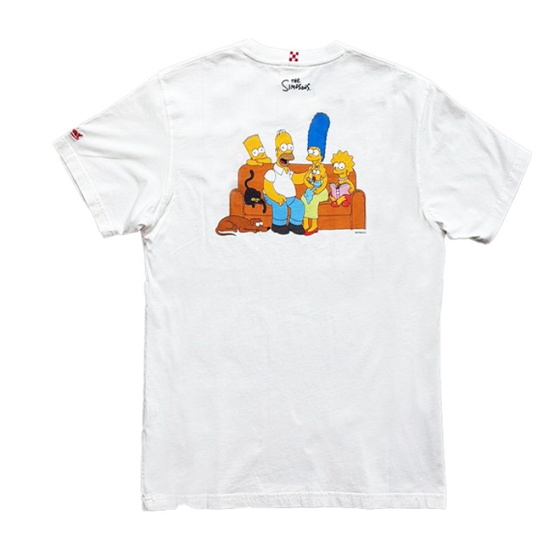 MC2 SAINT BARTH TSHIRT MAN-T-SHIRT-SIMPSON SOFA 01N EMB