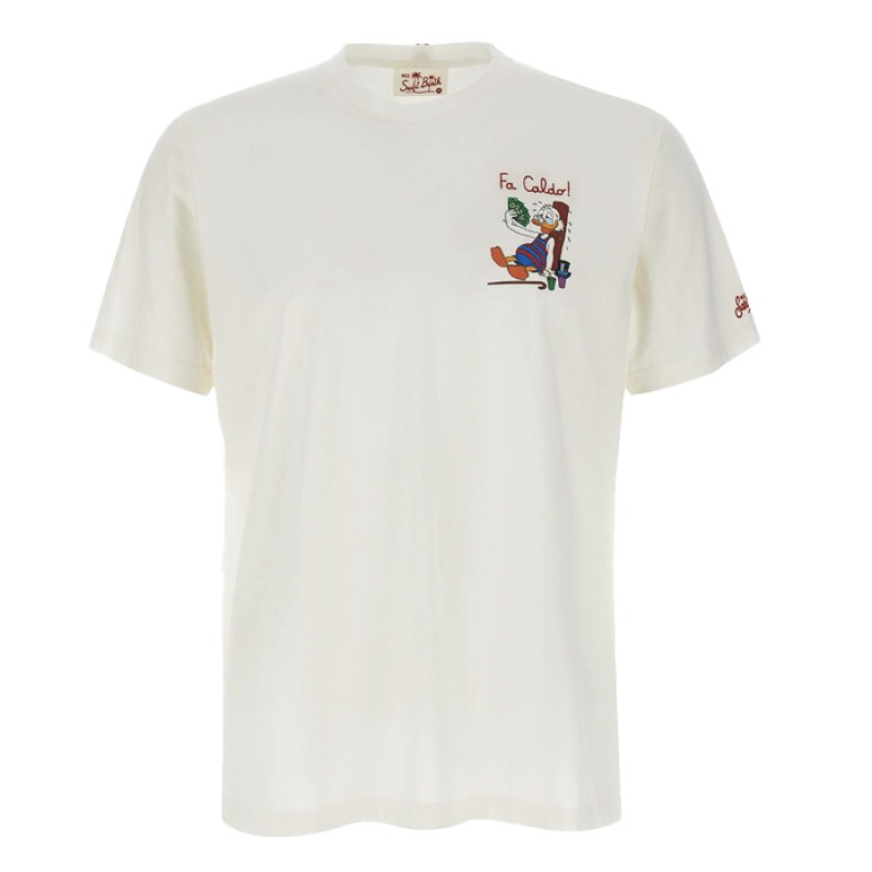 MC2 SAINT BARTH TSHIRT MAN-T-SHIRT-SCROOGE CALDO 01N EMB