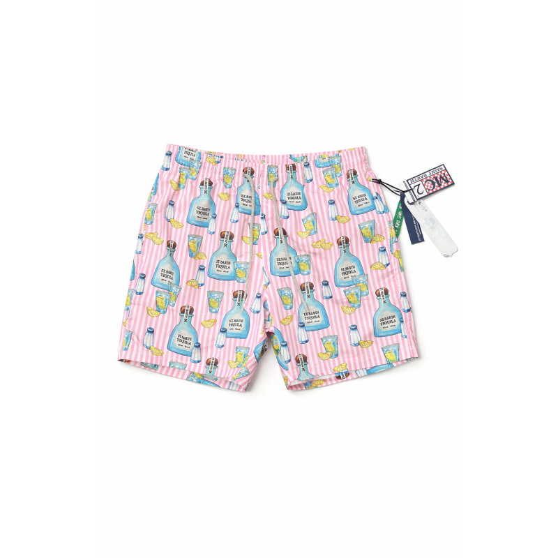 MC2 SAINT BARTH GUSTAVIA-SWIMSHORT-DON TEQUILA STRIPES 21