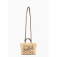 MC2 SAINT BARTH VANITY MINI STRAW N-SMALL BAG WITH STRAP-LEOPAR