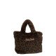 MC2 SAINT BARTH VANITY MINI SOFT FUR-SMALL BAG WITH STRAP-DARK LEOPARD 18 EMB