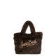 MC2 SAINT BARTH VANITY MINI SOFT FUR-SMALL BAG WITH STRAP-DARK LEOPARD 18 EMB