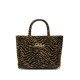 MC2 SAINT BARTH VANITY MINI FELT N-SMALL BAG WITH STRAP-ZEBRA 1118 EMB