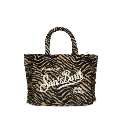 MC2 SAINT BARTH VANITY MINI FELT N-SMALL BAG WITH STRAP-ZEBRA 1118 EMB