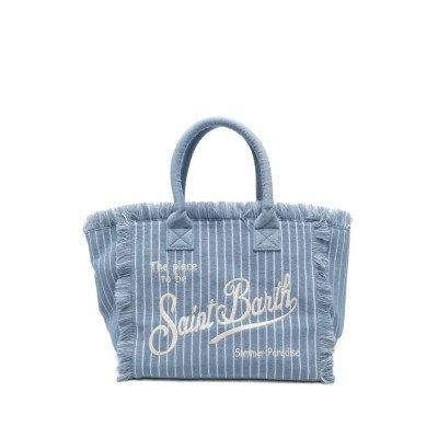 MC2 SAINT BARTH VANITY SPONGE-SHOULDER BAG-TERRY EMBOSSED STRIPES TINY V 36 EMB