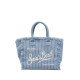 MC2 SAINT BARTH VANITY SPONGE-SHOULDER BAG-TERRY EMBOSSED STRIPES TINY V 36 EMB