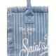 MC2 SAINT BARTH VANITY SPONGE-SHOULDER BAG-TERRY EMBOSSED STRIPES TINY V 36 EMB