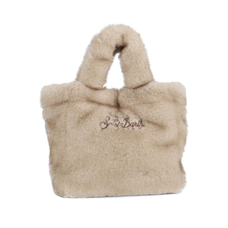 MC2 SAINT BARTH VANITY SOFT FUR-SHOULDER BAG-12M18 EMB