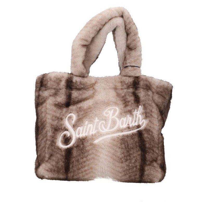 MC2 SAINT BARTH VANITY SOFT FUR-SHOULDER BAG-FERRET 15M EMB