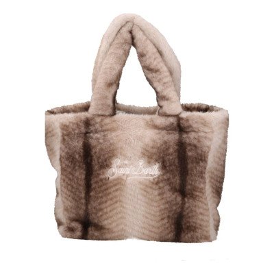 MC2 SAINT BARTH VANITY SOFT FUR-SHOULDER BAG-FERRET 15M EMB