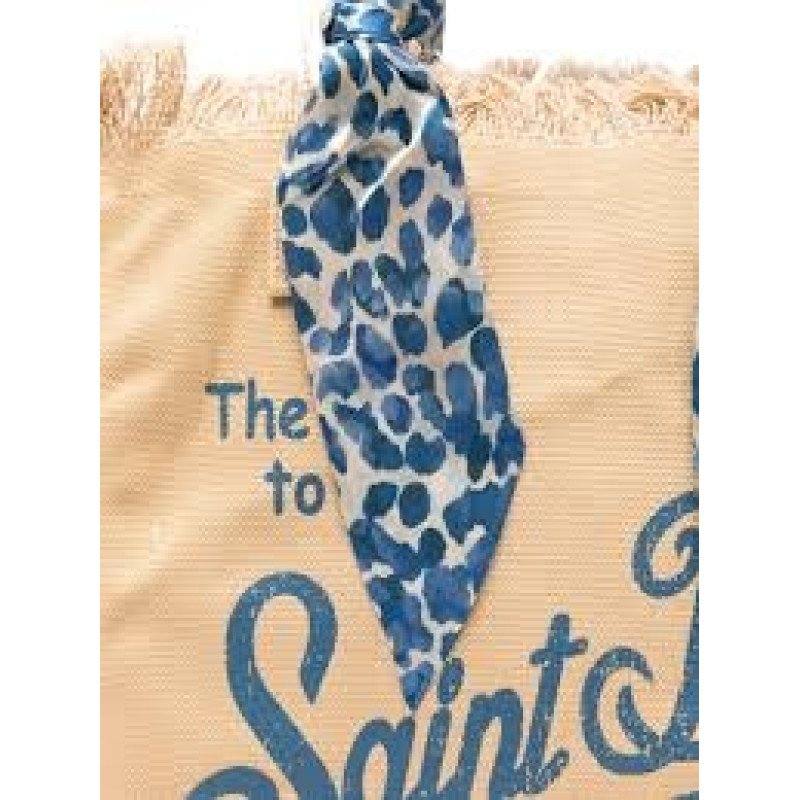 MC2 SAINT BARTH VANITY FOULARD-SHOULDER BAG-BLUE SAFARI 1136