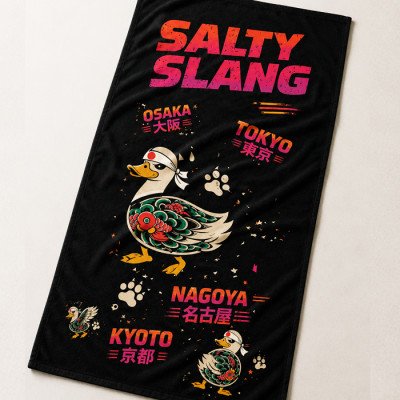 SALTY SLANG DUCK TOWEL