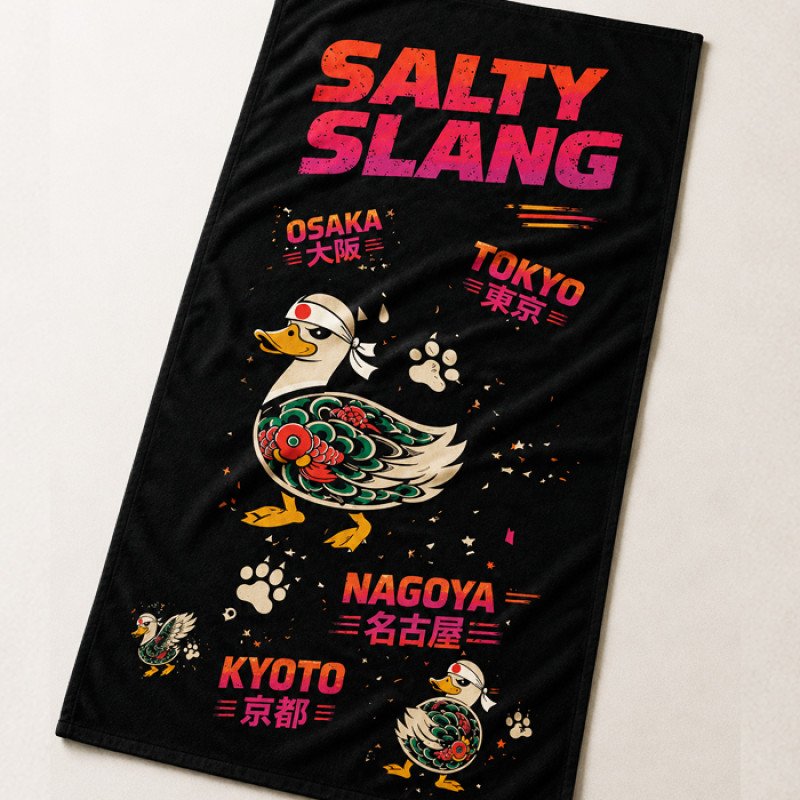 SALTY SLANG DUCK TOWEL SALTY SLANG DUCK TOWEL