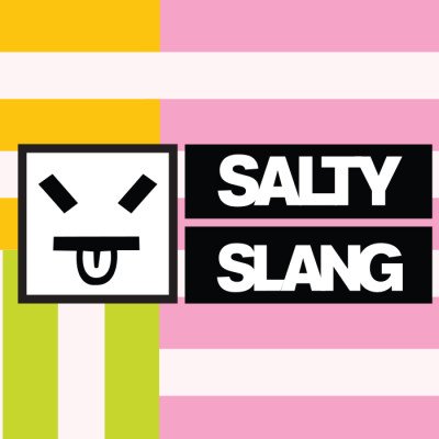SALTY SLANG STRIPE LOGO TOWEL SALTY SLANG STRIPE LOGO TOWEL