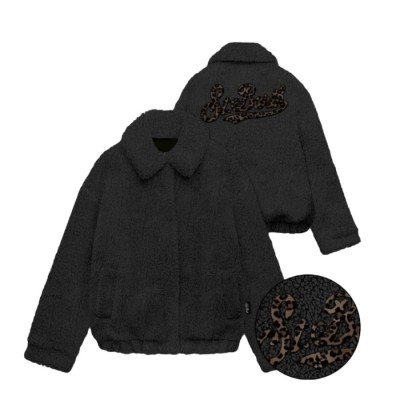 MC2 SAINT BARTH JEANNE TEDDY-WOMAN JACKET-SB CLASSIC LEO 00 PATCH