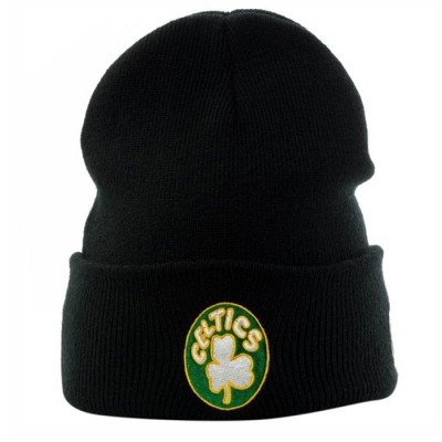 NBA TEAM LOGO CUFF KNIT - BOSTON CELTICS NBA TEAM LOGO CUFF KNIT - BOSTON CELTICS