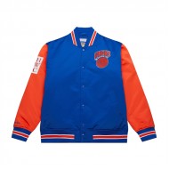 NBA PRIMETIME HEAVYWEIGHT SATIN JACKET VINTAGE LOGO - NEW YORK KNICKS