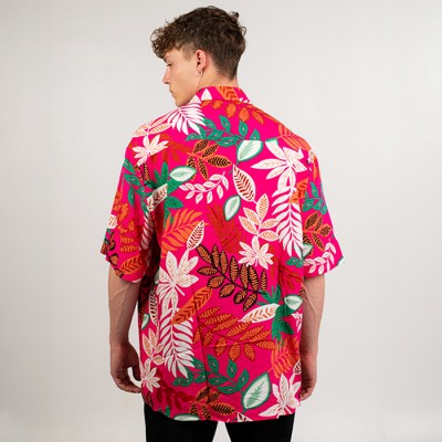 SALTY SLANG PINK LEAVES SHIRT SALTY SLANG PINK LEAVES SHIRT