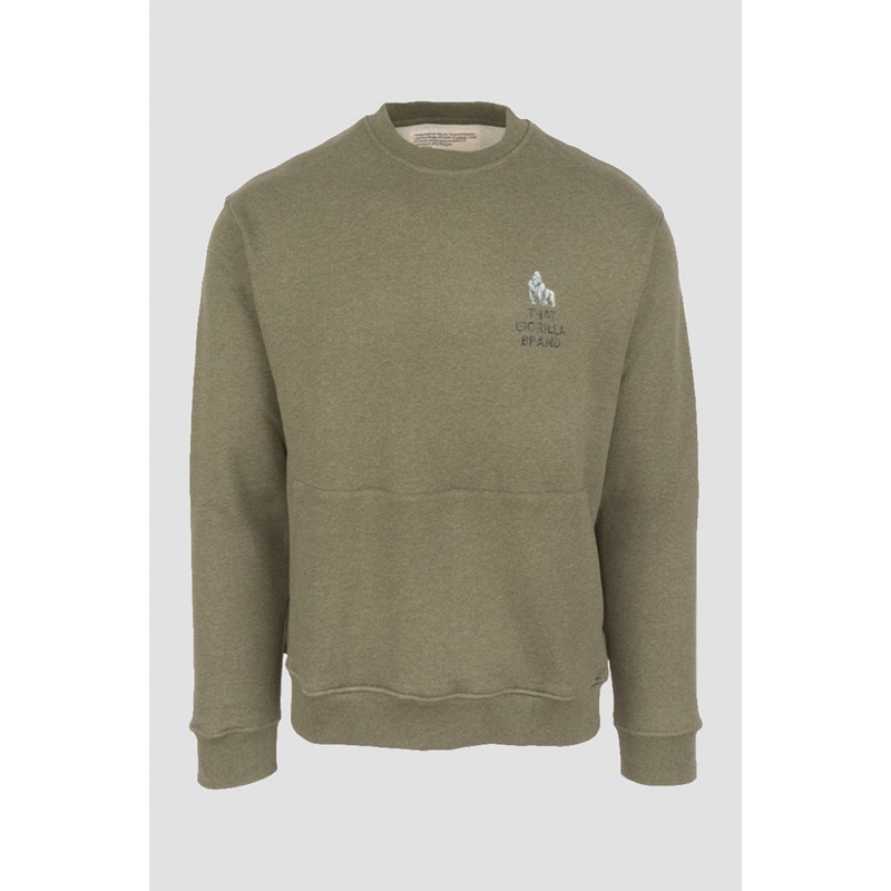 THAT GORILLA BRAND GAHINGA WATERCOLOUR LOGO POCKET KANGA SWEATS