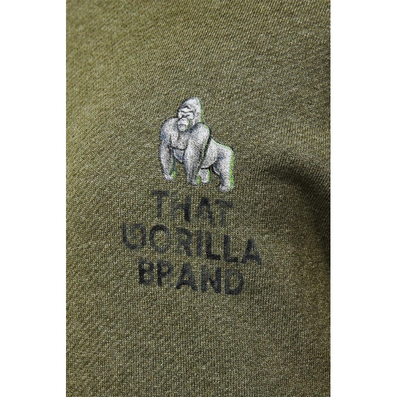THAT GORILLA BRAND GAHINGA WATERCOLOUR LOGO POCKET KANGA SWEATS