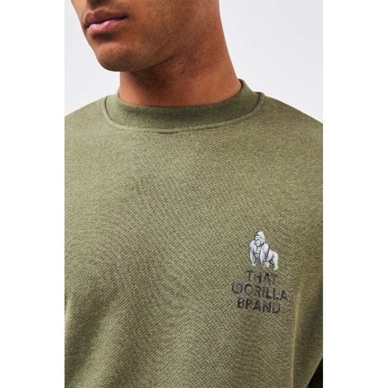 THAT GORILLA BRAND GAHINGA WATERCOLOUR LOGO POCKET KANGA SWEATS