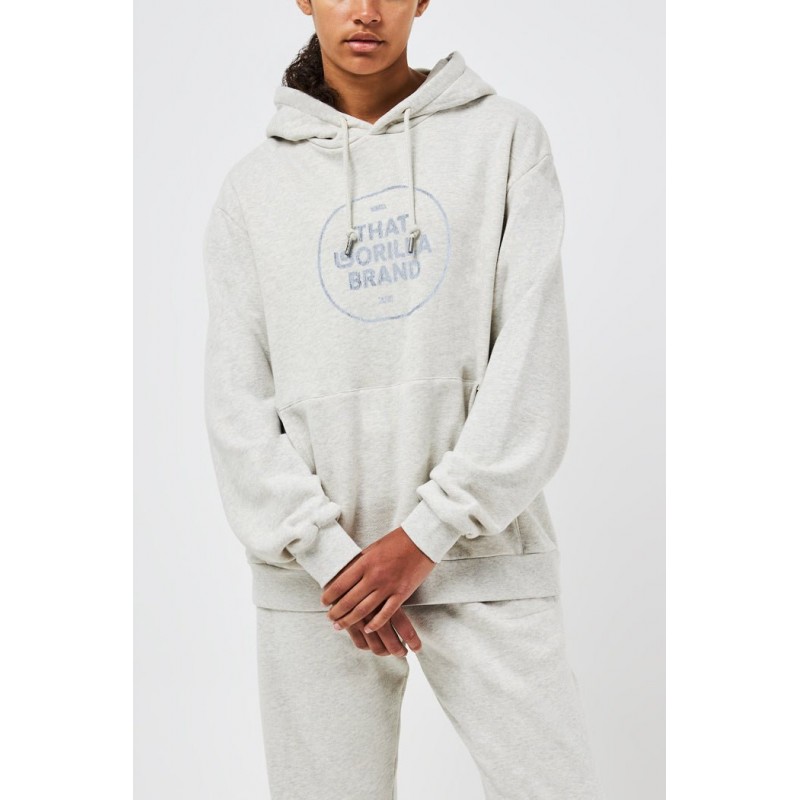 THAT GORILLA BRAND GAHINGA BADGE HOODY OAT MELANGE