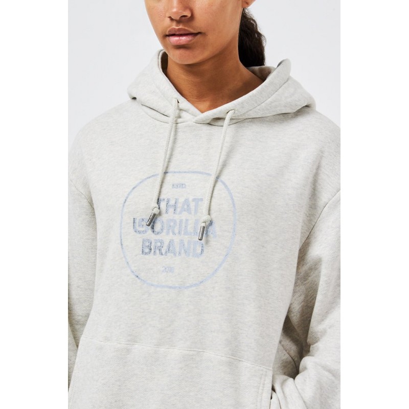 THAT GORILLA BRAND GAHINGA BADGE HOODY OAT MELANGE