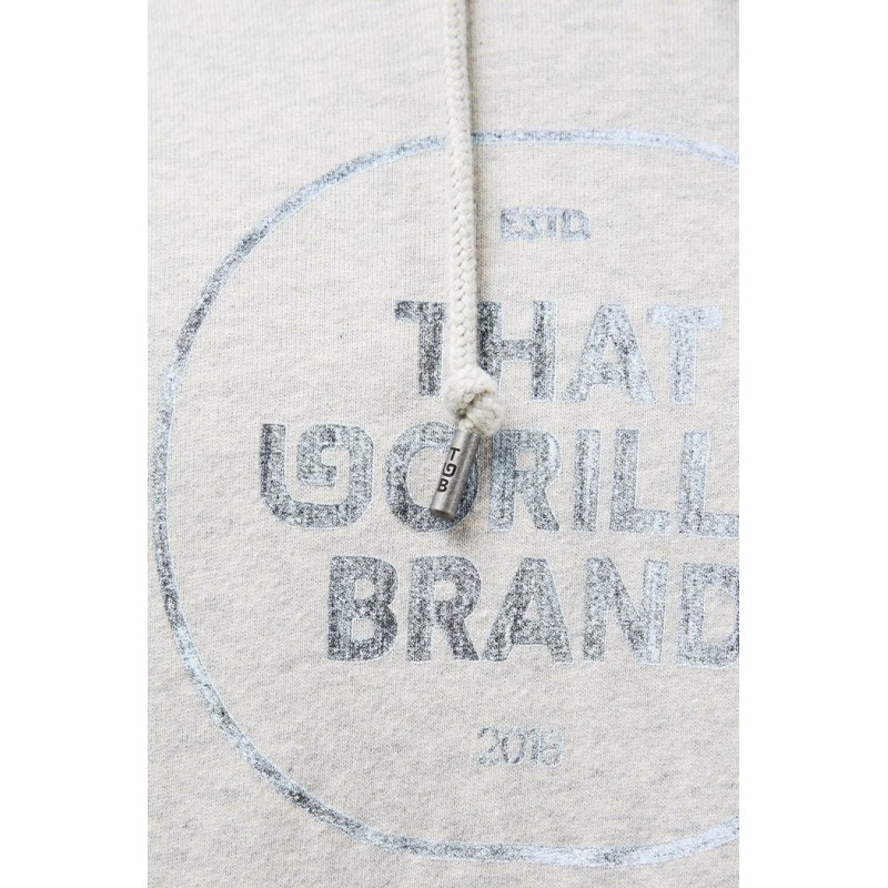 THAT GORILLA BRAND GAHINGA BADGE HOODY OAT MELANGE
