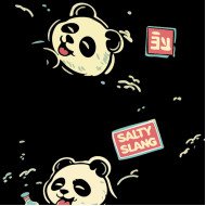 SALTY SLANG PANDA TOWEL