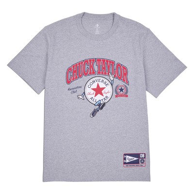 CONVERSE CHUCKS RETRO COLLEGIATE GRAPHIC T-SHIRT CONVERSE CHUCKS RETRO COLLEGIATE GRAPHIC T-SHIRT
