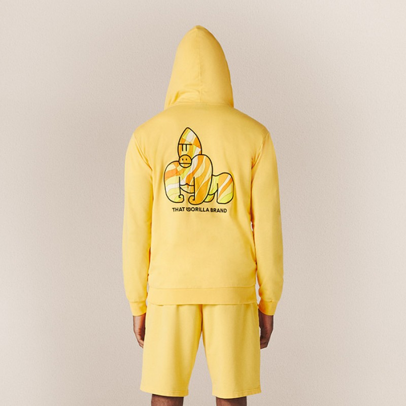 MUTANDA BIG GORILLA ZIP HOODY AMBER MUTANDA BIG GORILLA ZIP HOODY AMBER