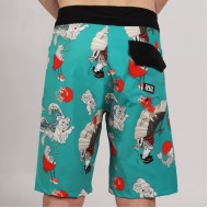 SALTY SLANG JAPANESE PATTERN LONG BOARDSHORT
