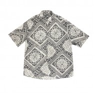 SALTY SLANG HAWAI SHIRT  LACHOURI BLACK&WHITE SALTY SLANG HAWAI SHIRT  LACHOURI BLACK&WHITE