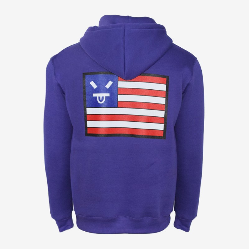 SALTY SLANG USA FLAG HOODIE