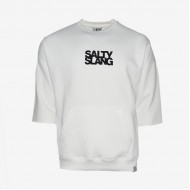 SALTY SLANG WORD LOGO EMBROIDERY CROP SALTY SLANG WORD LOGO EMBROIDERY CROP