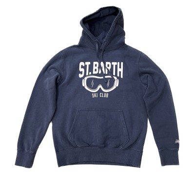 MC2 SAINT BARTH TRIBECA HOODED FLEECE SWEATSHIRT MC2 SAINT BARTH TRIBECA HOODED FLEECE SWEATSHIRT