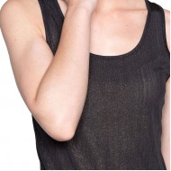 DEELUXE ΜΠΛΟΥΖΑ TOP SHINY W19174-BLK