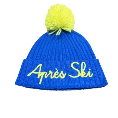 MC2 SAINT BARTH WENGEN P POMPON EMBELLISHED CAP MC2 SAINT BARTH WENGEN P POMPON EMBELLISHED CAP