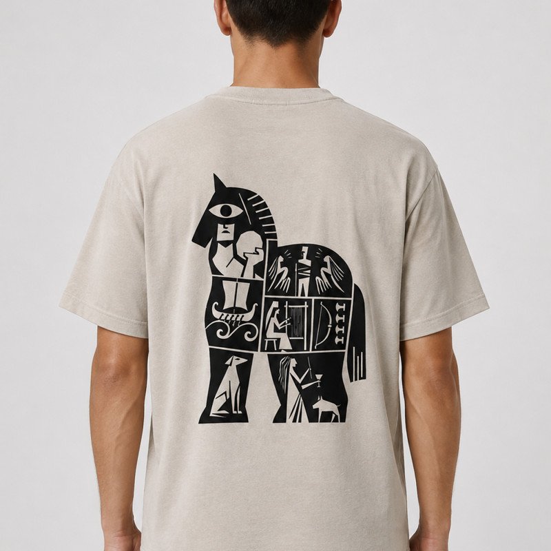 SHAIKKO ODC TROJAN HORSE T SHIRT